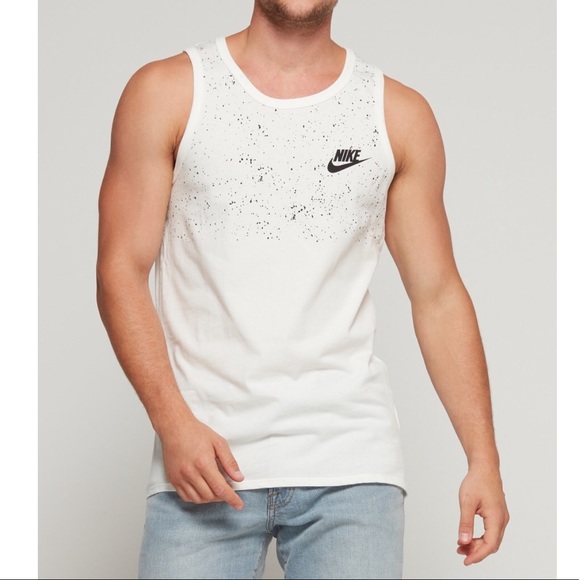 off white nike tank top